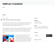 Tablet Screenshot of emploi-viandes.com